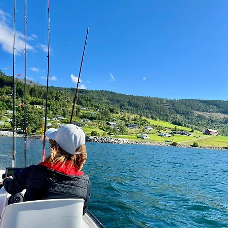 בית נופש Fjord-holiday-lodge Mit Atemberaubendem Panorama *