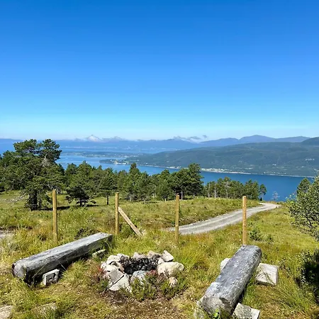 בית נופש Fjord-holiday-lodge Mit Atemberaubendem Panorama Åfarnes