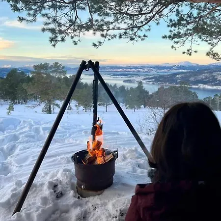 Casa de Férias Fjord-holiday-lodge Mit Atemberaubendem Panorama
