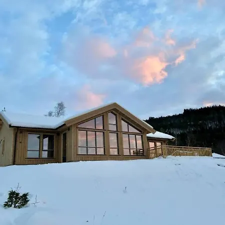 Fjord-holiday-lodge Mit Atemberaubendem Panorama בית נופש Åfarnes