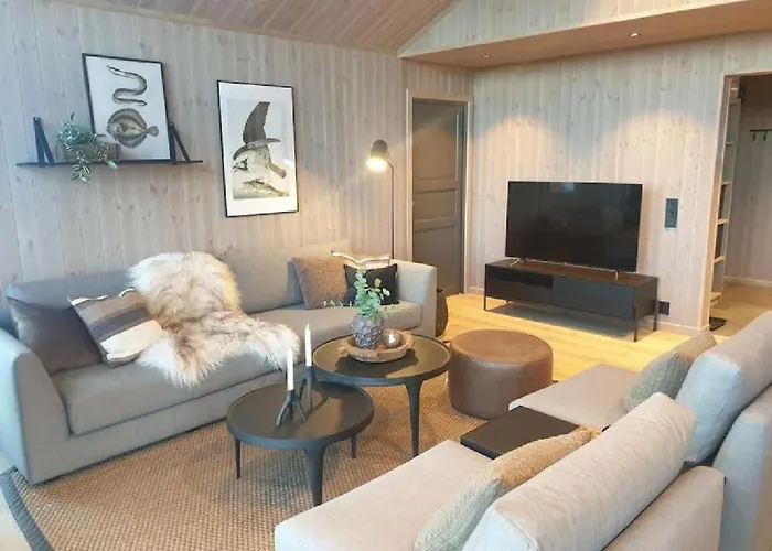 Fjord-holiday-lodge Mit Atemberaubendem Panorama Ferienhaus *