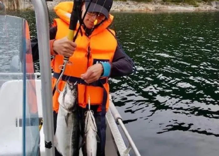 Fjord-holiday-lodge Mit Atemberaubendem Panorama * Åfarnes